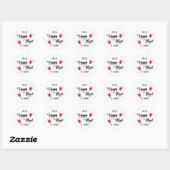 Je favoriete post is hier sticker slak mail (Vel)
