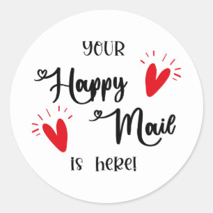 Je favoriete post is hier sticker slak mail
