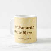 Je favoriete St. Thomas meer citeert koffie Mok (Voorkant links)