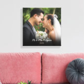 Je favoriete trouwfoto canvas afdruk (Insitu (Woonkamer))
