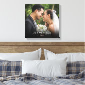 Je favoriete trouwfoto canvas afdruk (Insitu (Slaapkamer))