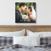 Je favoriete trouwfoto canvas afdruk (Insitu (Slaapkamer))