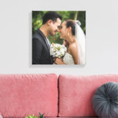 Je favoriete trouwfoto canvas afdruk (Insitu (Woonkamer))