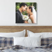 Je favoriete trouwfoto canvas afdruk (Insitu (Slaapkamer))