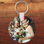 Je favoriete trouwfoto sleutelhanger (Voorkant)