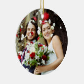 Je favoriete trouwfoto's keramisch ornament (Rechts)