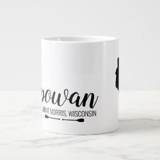 Je favoriete Wisconsin Lake met kanoe Paddles Grote Koffiekop