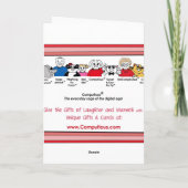 Je fleurt mijn scherm op! - VALENTIJN Feestdagen Kaart (Achterkant)