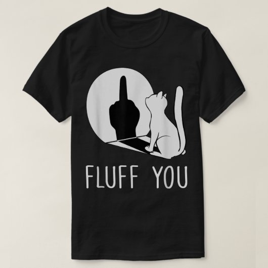 Je fluffel je in je mond t-shirt (Design voorkant)