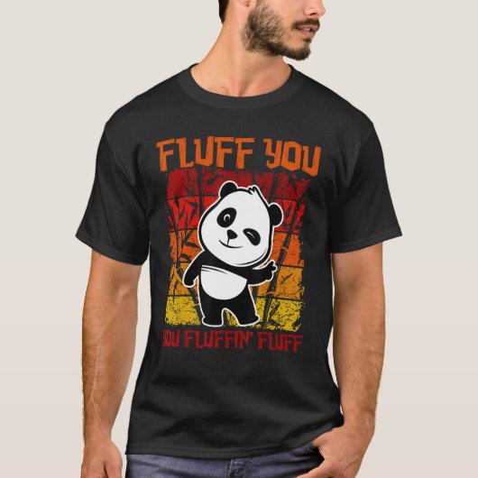 Je fluffin je fluffin Panda Beer Cute Anima T-shirt (Voorkant)