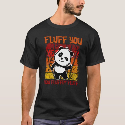 Je fluffin je fluffin Panda Beer Cute Anima T-shirt (Voorkant)