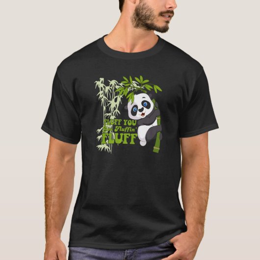 Je fluffin je fluffin Panda Beer Cute Anima T-shirt (Voorkant)