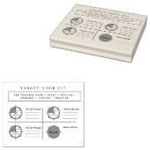 Je Focus Trainen | Doel Uur Ingesteld Rubberstempel (Gestempeld)