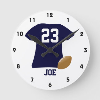 Je Football Shirt met een bal Ronde Klok