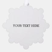 Je foto aanpassen ornament kaart (Achterkant)