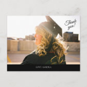 Je foto Afstuderen Bedankt Briefkaart (Voorkant)