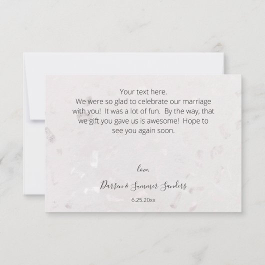 Je foto bedankt je handschrift Landschap (Achterkant)