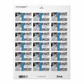 Je foto bruiloft  Regatta Damask Etiket (Full Sheet)