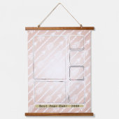 Je foto Collage hier Wall Hanging Hangend Wandkleed (Voorkant)