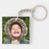 Je foto dubbelzijdig sleutelhanger (Achterkant)