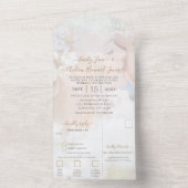 Je foto Greenery Wreath Secret Forest Garden All In One Uitnodiging (Binnen)