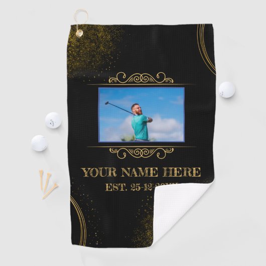 Je foto heet Golf Towel Golfhanddoek (Insitu)