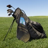 Je foto heet Golf Towel Golfhanddoek (Groen)