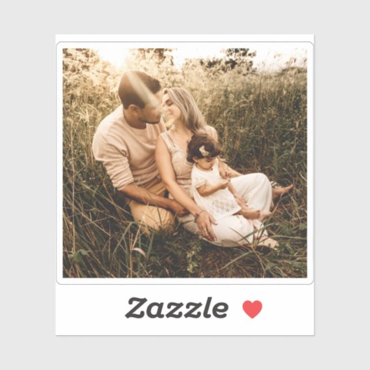 Je foto is aangepast aan je persoonlijke foto sticker (Vel)