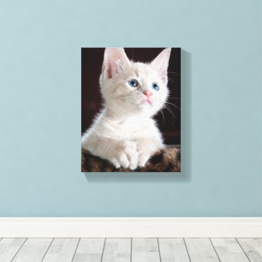 Je foto is aangepast canvas afdruk (Insitu (Houten vloer))