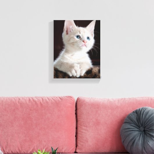 Je foto is aangepast canvas afdruk (Insitu (Woonkamer))