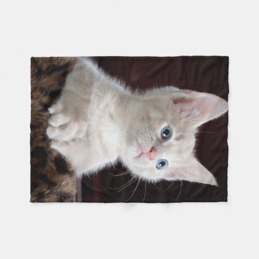 Je foto is aangepast fleece deken (Voorkant (Horizontaal))