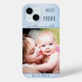 Je foto is Blue Best Mam Phone Case (Achterkant)