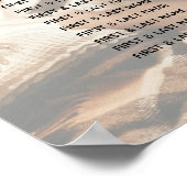 Je foto is voorzien van een zwevende weddenschap poster (Hoek)