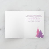 Je foto kerstbomen feestdagen kaart (Binnen)