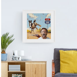 Je foto, Krijg je trappen, haver, Arizona, ezel Poster