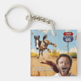 Je foto, Krijg je trappen, haver, Arizona, ezel Sleutelhanger