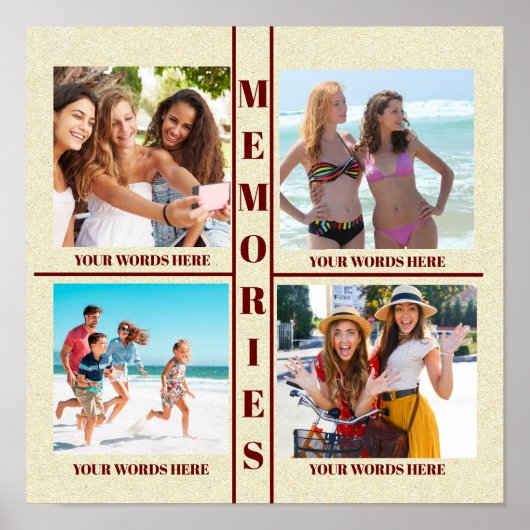 JE FOTO MEMORIES POSTER MAKKELIJK TE VULLEN (Voorkant)