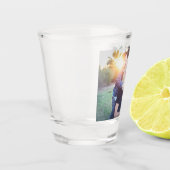 Je foto of Logo op maat Shot Glas (Links)