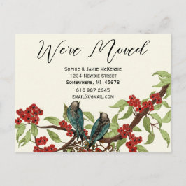 Je foto op de achterste vogels die we hebben verp aankondigingskaart