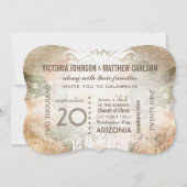 Je foto op het Roos Gold Heirloom Weddenschap Kaart (Voorkant)