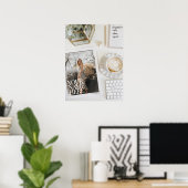 Je foto op Magazine! Persoonlijke grafische Kantoo Poster (Thuiskantoor)