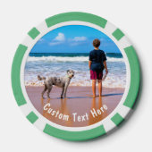 Je foto pokerfiches met aangepaste tekst poker chips (Achterkant)