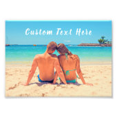 Je foto-Poster personaliseren met aangepaste tekst Foto Afdruk (Voorkant)