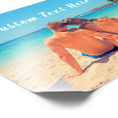 Je foto-Poster personaliseren met aangepaste tekst Foto Afdruk (Hoek)