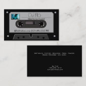 "je foto" Retro Cassettebandje DJ Visitekaartjes (Voorkant / Achterkant)