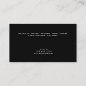 "je foto" Retro Cassettebandje DJ Visitekaartjes (Achterkant)