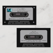 "je foto" Retro Cassettebandje DJ Visitekaartjes (Voorkant / Achterkant)