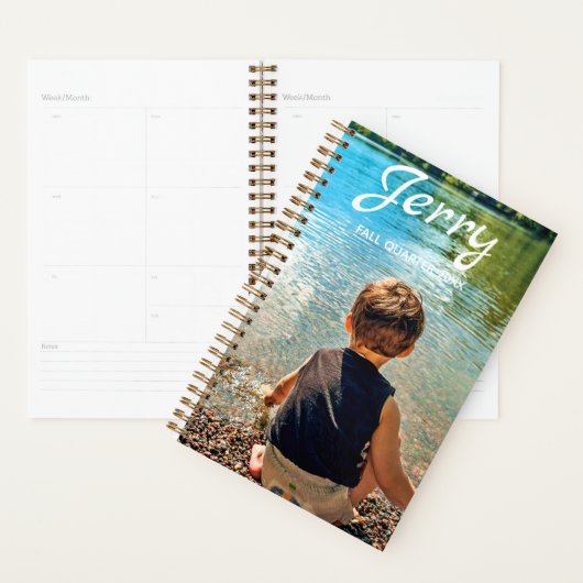 Je foto('s) toevoegen Aangepast Notitieboek (Display)