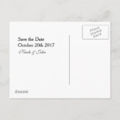 Je foto slaat de datumkaarten op | BRIEFKAART (Achterkant)