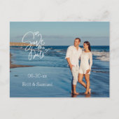 Je foto slaat het Briefkaart Datum bekendmaking op (Voorkant)